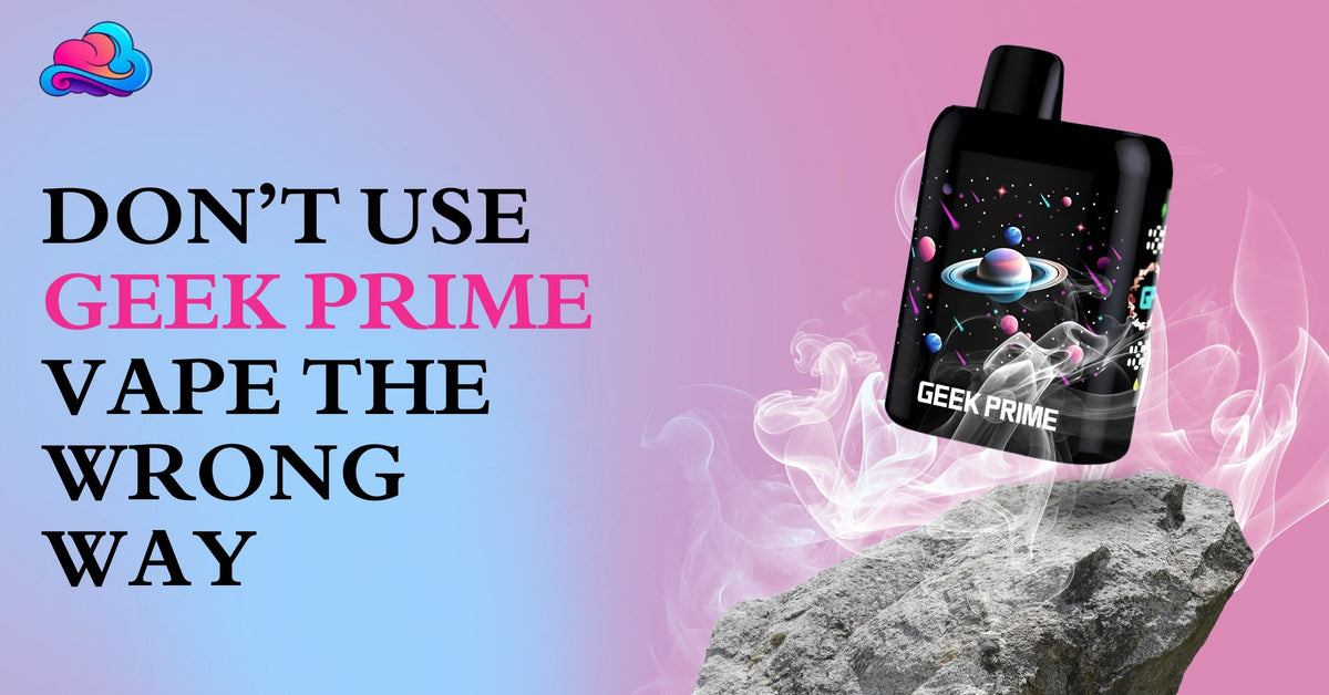 how to use Geek Prime vape