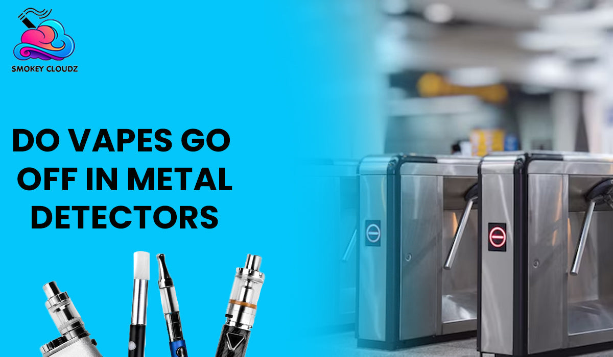 Do vapes go off in metal detectors? 