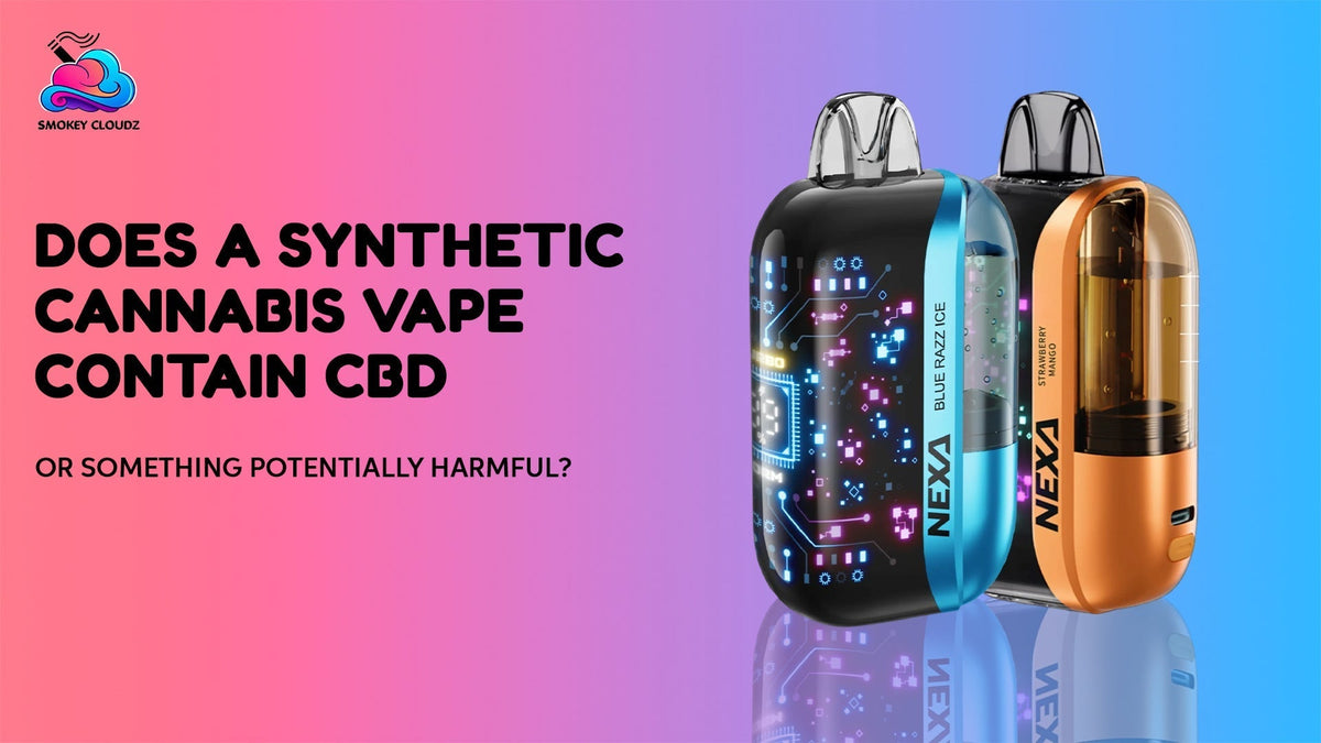 Does A Synthetic Cannabis Vape Contain CBD 
