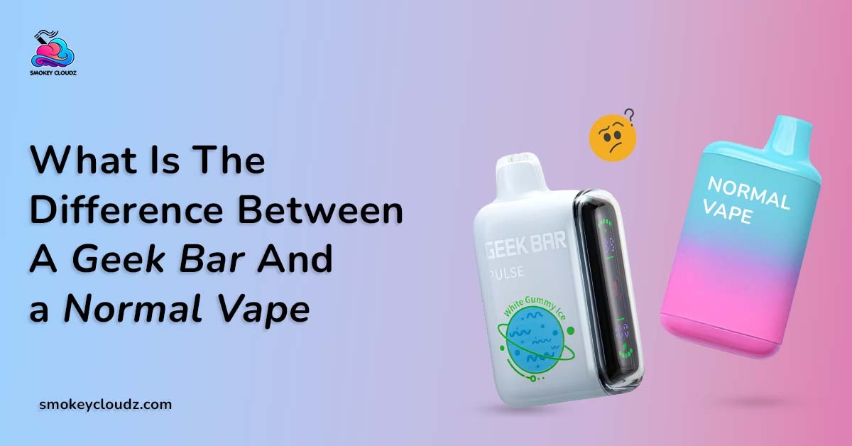 What is the difference between a Geek Bar and a normal vape 